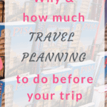 how much travel planning