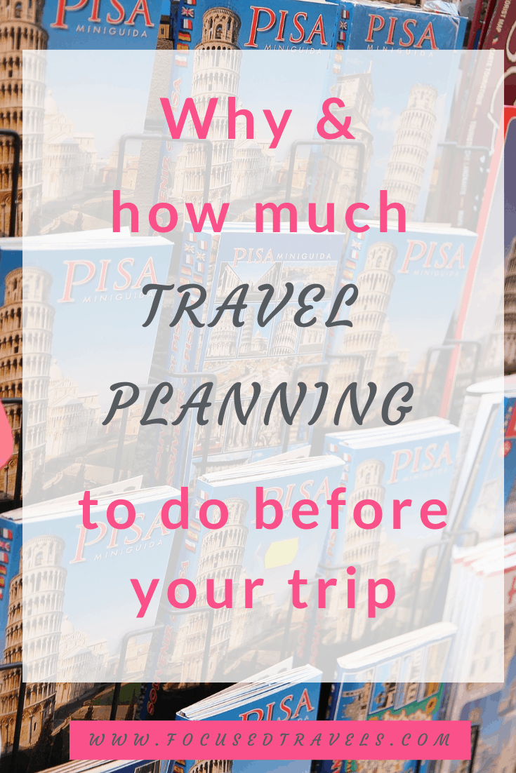 how much travel planning