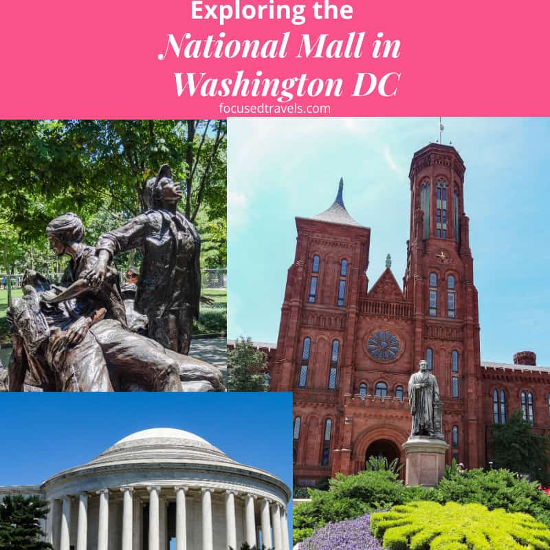 National Mall in Washington DC - Square Graphic Post