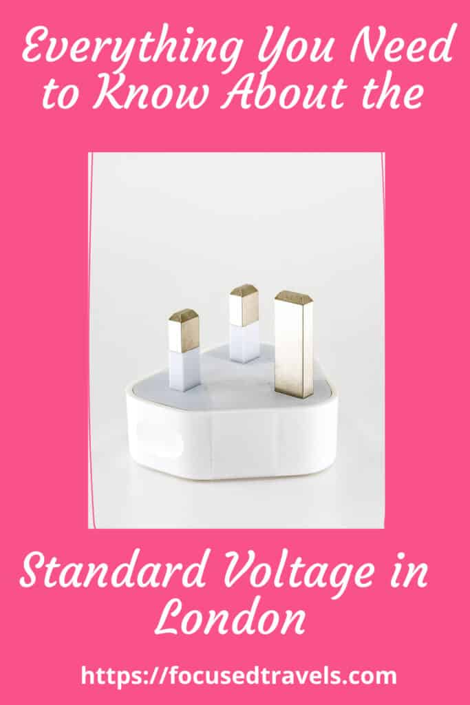 Standard Voltage in London 